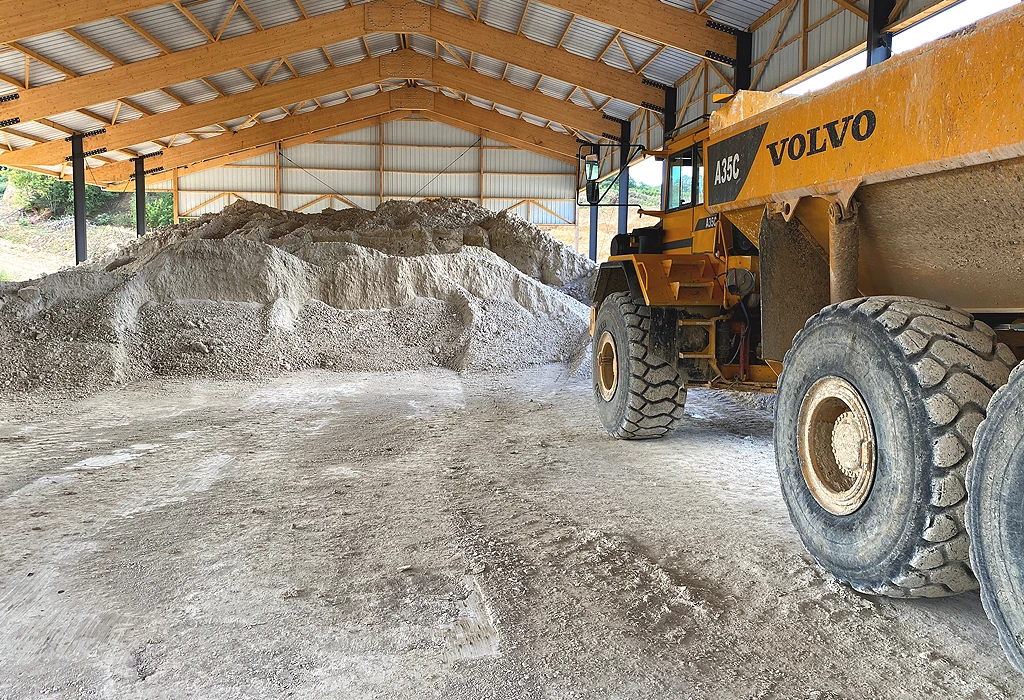 Extraction de marne Carrières de Bernay dans l'Eure